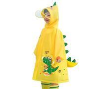 Poncho imperméable pour bébé comme vêtement résistant à la pluie pour les tout-petits, plus léger pour les activités de plein air (jaune, 4-5,5 ans)