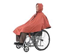Poncho imperméable pour fauteuil roulant adulte, cape de pluie en polaire épaisse pour fauteuil roulant électrique et manuel, housse de protection imperméable