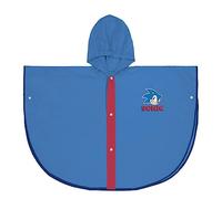Poncho imperméable Sonic pour enfants - Taille 3/4 ans - Couleur bleue avec capuche - Fabriqué en PVC avec fermeture à boutons de couleur rouge - Produit original conçu en Espagne, bleu, 3-4 ans