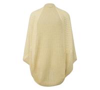 Poncho léger en maille de coton mélangé de forme O-Shape femme s.Oliver Jaune TU