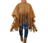 Poncho Mexicain Déguisement Carnaval Femme Costume Deguisement Cowboy Indien Mardi Gras Tenue Cape Hippie Western,Déguisement Cowgirl pour Carnaval Halloween Festival et Soirée à Thème Yellow 4XL