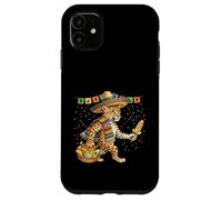 Poncho Mexicain Léopard Cinco De Mayo Fiesta Sombrero Meme Coque pour iPhone 11
