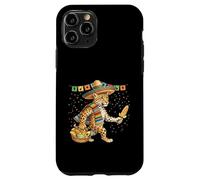 Poncho Mexicain Léopard Cinco De Mayo Fiesta Sombrero Meme Coque pour iPhone 11 Pro