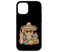 Poncho Mexicain Léopard Cinco De Mayo Fiesta Sombrero Meme Coque pour iPhone 12/12 Pro