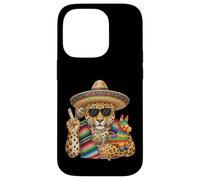 Poncho Mexicain Léopard Cinco De Mayo Fiesta Sombrero Meme Coque pour iPhone 14 Pro