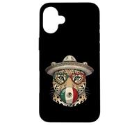 Poncho Mexicain Léopard Cinco De Mayo Fiesta Sombrero Meme Coque pour iPhone 16 Plus