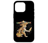 Poncho Mexicain Léopard Cinco De Mayo Fiesta Sombrero Meme Coque pour iPhone 16 Pro