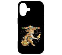 Poncho Mexicain Léopard Cinco De Mayo Fiesta Sombrero Meme Coque pour iPhone 17