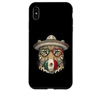 Poncho Mexicain Léopard Cinco De Mayo Fiesta Sombrero Meme Coque pour iPhone XS Max
