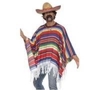 Poncho Mexicain Rainbow Taille Unique - Multicolores - Taille Unique multicolores G
