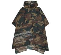 Poncho Packable Rain Cape Alpha Industries - US Woodland universel