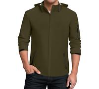 Poncho Pluie Enfant Bomber Parka Football Cyclisme Tactique Transparent Fourré Blousons Poncho Tenue Automne Sportswear Saharienne Costumes Veste Homme Hiver Chaud Vert Armée XL