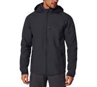 Poncho Pluie Imperméable Capuche Sport Mi Saison Coupe Vent Running Patchwork Travail Blouson Homme Hiver Chaude Colores Sólidos Manteaux Golf Noël 2#Noir L