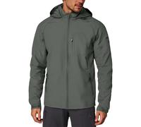 Poncho Pluie Imperméable Chaude Sport Automne Coupe Vent Militaire Patchwork Velo Blouson Homme Hiver Capuche Casual Manteaux Cycliste Noël 2#Vert de l'armée M