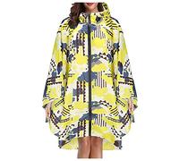 Poncho Pluie Imperméable Femme avec fermeture éclair, Cape De Pluie Leopard Respirante Avec Capuche, Vêtements Imperméables Adulte Reutilisable Idéal Pour Festival, Camping, Voyage, Taille Unique a
