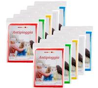 Poncho Pluie Imperméable Femme et Homme avec Capuche - Poncho de pluie long jetable pour adulte, Pack famille d'urgence, Veste longue waterproof, Pliable, Pour festival, randonnée, vélo