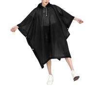 Poncho Pluie Imperméable Festival, Cape De Pluie Transparente Adulte Reutilisable Et Respirant Avec Capuche, Poncho Impermeable En Matériau Eva Pour La Randonnée, Le VéLo, Le Camping Et Les Voyages a