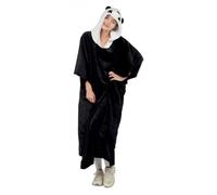 Poncho - PtitClown - Panda Adulte - Noir - Polyester - Automne/Hiver 3-4 ans