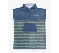 Poncho Quiksilver Hoody Towel bleu vert