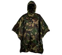 Poncho Ripstop Texar - Woodland