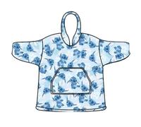 Poncho Stitch Adulte ultra doux coral Fleece - C L/XL