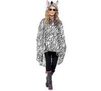 Poncho zèbre adulte