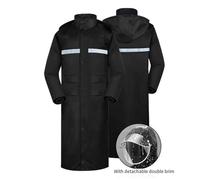 Ponchos de Pluie avec Chapeau 2025 Vêtements Imperméables Veste fine Grande Taille Imperméable Coupe Vent légère idéal pour l'extérieur