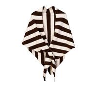 Ponchos et Capes Femme Hiver Tricoté Triangle Polaire Laine Mélangée Grosse Echarpe Poncho Chic Très Jolie Élégant De Couleur Unie avec Boutons Mariage Cardigan Noué Tunique Pour Un Usage Quotidien