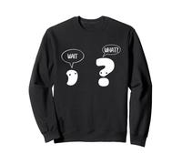 Ponctuation Humour Virgule et Point d'interrogation Grammaire Blague Sweatshirt