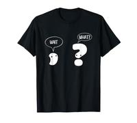 Ponctuation Humour Virgule et Point d'interrogation Grammaire Blague T-Shirt