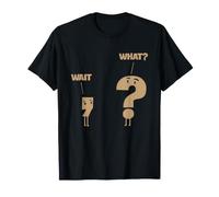 Ponctuation Humour Virgule et Point d'interrogation Grammaire Blague T-Shirt