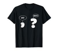 Ponctuation Humour Virgule et Point d'interrogation Grammaire Blague T-Shirt Graphique avec Valeur