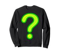 Ponctuation ? Point d'interrogation Poser Une Question Knowledge Green Sweatshirt