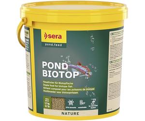 Pond Biotop Nourriture Biologique pour Poissons Rouges 3,8 l (1,7 kg) à Base de Farine d'insectes Durable