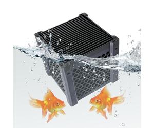 Pond Filter Media - Activated Carbon Filtration Block, Reusable Aquarium | Hole Water Cleaning Design, Odor Removal Filter Material, Efficient Aquarium Purifier Accessory for Livestock Trough