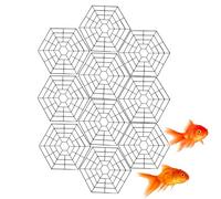 Pond Fish Guard - Fishing Pond Fish Protector, 12.01x10.43x0.39 inches Durable Mesh Net for Outdoor Ponds, Simple and Effective Fishes Protection Tool to Keep Safe from Birds, Debris