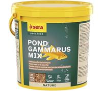 Pond Gammarus Mix 3,8 l (550 g) | Snack riche en protéines pour tous les poissons de bassin | Mélange de nourriture pour poissons rouges