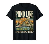 Pond Life Perfecected Turtle Pond Marsh Wildlife T-Shirt Graphique avec Valeur