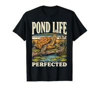 Pond Life Perfecected Turtle Pond Marsh Wildlife T-Shirt Graphique avec Valeur