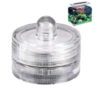 Pond Lights LED Underwater Submersible 1.18x1.18x0.9 Decor Novelty Lighting | Flameless Novelty Lighting Home Decor 1.18x1.18x0.98 In For Fish Tank Aquarium Swimming Pool Bathtub Vase Pond Fountain LED