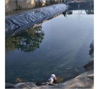 Pond Liner 20s Hdpe Noir Heavy Duty sous-Couche Étang sous-Couche Jardin Étang Bâche Étang Membrane Étang Piscine Film pour Poissons Étangs Fontaines Jardin D’Eau Et Ca, 7 * 8m(22.9 * 26.2ft) 20S