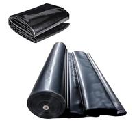 Pond Liner Fish Pond Folie 0,12 mm Noir Jardin Pond Film pour Jardin Aquatique Liner Durable Imperméable 4 x 5 m 5 x 10 m 6 x 9 m 8 x 10 m pour la construction d'étang (taille : 8 x 10 m)