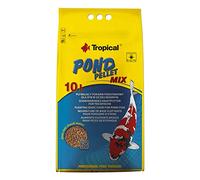 Pond Pellet Mix 10L / 1300g - Aliment Complet sous Forme de Boules flottantes pour Koi, Poissons de Bassin