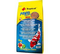 Pond Pellet Mix Size M 4kg - Aliment Complet sous Forme de Boules flottantes pour Koi, Poissons de Bassin