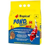 Pond Pellet Mix Size M 5 L/550 g - Aliment Flottant Basique pour Poissons de Bassin, Faible teneur en phosphore ne favorise Pas la prolifération d'algues