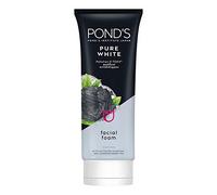 Pond’s Pure White Mousse nettoyante et éclaircissante pour le visage avec charbon actif + vitamine B3 (50 grammes)