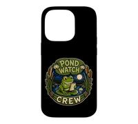 Pond Watch Crew Observation des Grenouilles Coque pour iPhone 14 Pro