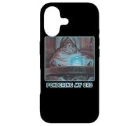 Pondering My Orb Meme Coque pour iPhone 17