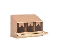 Pondoir 3 compartiments 93x40x65 cm bois de pin massif