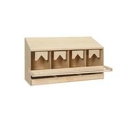 vidaXL Pondoir 4 compartiments 106x40x59 cm bois de pin massif 170657